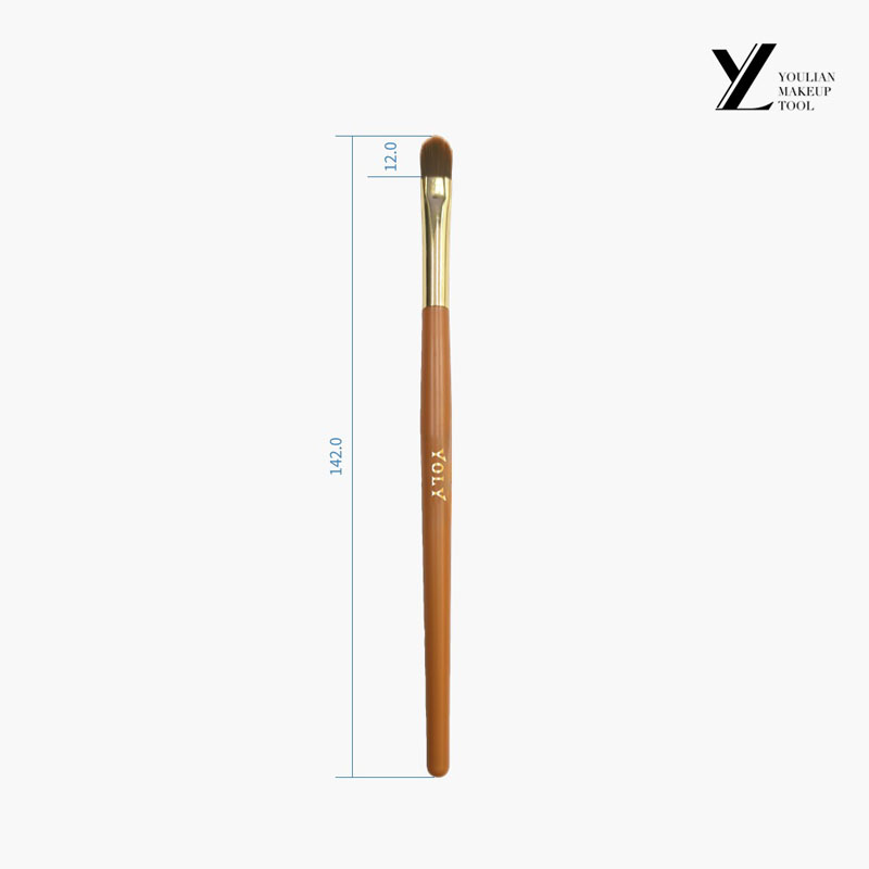 Ljusbrun tunga concealer borste